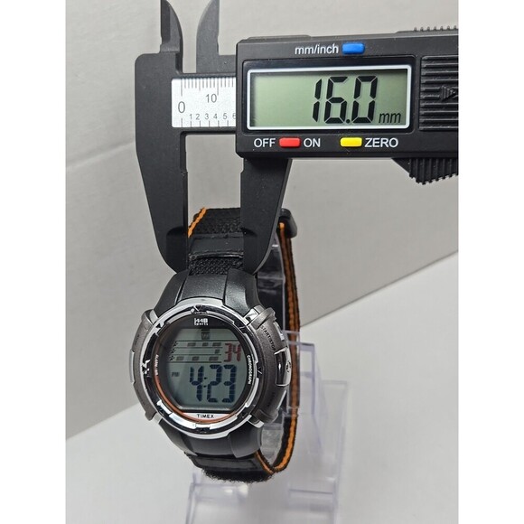 Timex 1440 Sports Digital Indiglo Alarm Chrono Watch 50M WR New Battery Mens - Picture 8 of 13